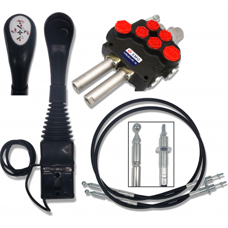 ZESTAW TUR ROZDZIELACZ 80L 2SEK PŁYWAK JOYSTICK 1P